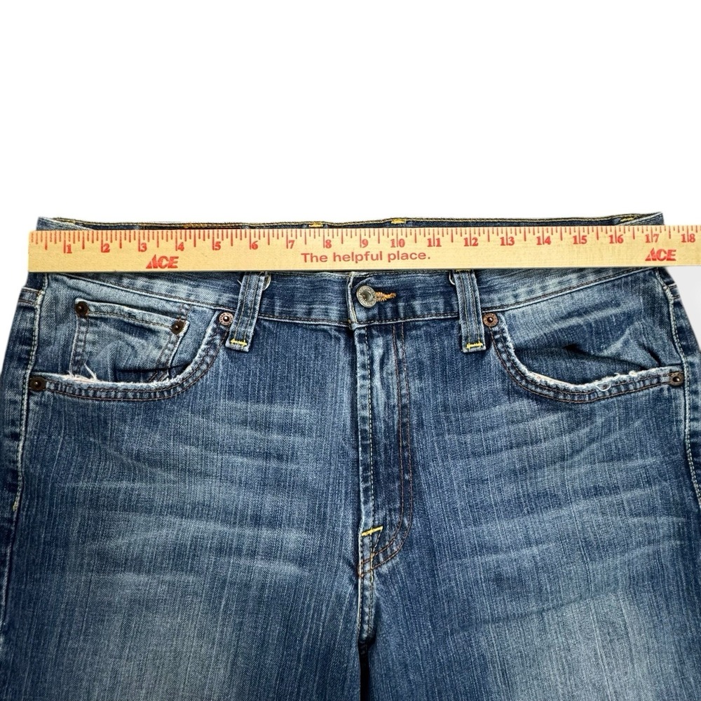 Lucky Brand Jeans VTG Hitchhiker Reg Straight Men's 33x32 Blue Flap Pockets * - Picture 9 of 12